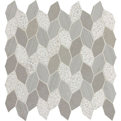 Marazzi Candora 11.19" x 12.25"-Natural Stone Mosaic-Marazzi-Demure Gray-11.19" x 12.25"-State Tile