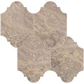 Daltile Parksville Stone Victorian Mosaic 12" x 12"-Natural Stone Mosaic-Daltile-Denali Peak Mosaic-12" x 12"-State Tile