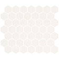 American Olean Color Story Mosaic Hex 1.5" 10.25" x 11.63"-Ceramic Mosaic-American Olean-Matte Designer White-10.25" x 11.63"-State Tile