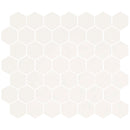 American Olean Color Story Mosaic Hex 1.5" 10.25" x 11.63"-Ceramic Mosaic-American Olean-Matte Designer White-10.25" x 11.63"-State Tile