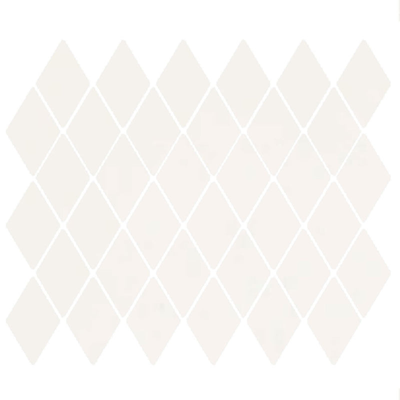 American Olean Color Story Mosaic Harlequin 2 x 3 12" x 13"-Ceramic Mosaic-American Olean-Matte Designer White-12" x 13"-State Tile