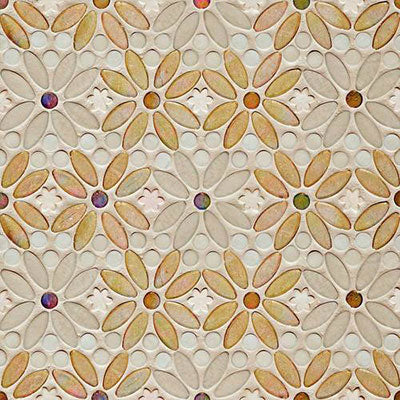 Daltile City Lights 13.13" x 14.25"-Glass Mosaic-Daltile-Dorado Paris-13.13" x 14.25"-State Tile