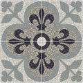 Marazzi D Segni Terrazzo Deco 8" x 8"-Porcelain Tile-Marazzi-Fleur De Lis-8" x 8"-State Tile