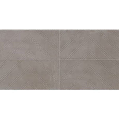 Daltile Chord 12" x 24"-Porcelain Tile-Daltile-Forte Grey Textured-12" x 24"-State Tile