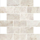 Daltile Esta Villa 2 x 4 12" x 12"-Porcelain Mosaic-Daltile-Garden White Mosaic-12" x 12"-State Tile