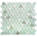 Bati Orient Mix Mosaic 12" x 12"-Stone & Glass Mosaic-Bati Orient-Glass Marble White Matte Glossy-12" x 12"-State Tile