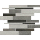 Daltile Ironcraft 12" x 15"-Porcelain Mosaic-Daltile-Grey Black Blend-12" x 15"-State Tile