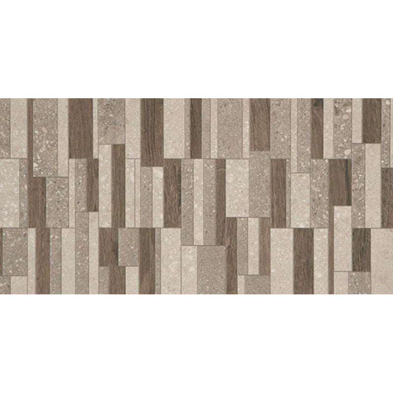 Daltile Museo 12" x 24"-Porcelain Tile-Daltile-Grey Mix-12" x 24"-State Tile