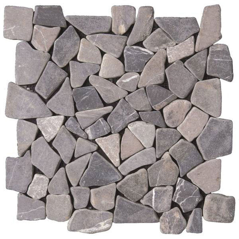 Bati Orient Opus Mosaic 12" x 12"-Natural Stone Mosaic-Bati Orient-Grey Matte-12" x 12"-State Tile