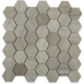 Soho Studio Wooden Beige 2" Hexagon 11.75" x 11.75"