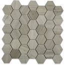 Soho Studio Wooden Beige 2" Hexagon 11.75" x 11.75"