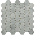 Soho Studio White Carrara 2" Hexagon 11.75" x 11.75"