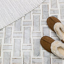 Soho Studio Interlace 12.75" x 12.875" Nero Marquina, White Carrara And Thassos