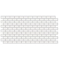 American Olean Unglazed Mosaic 2 x 1 Brick Joint 12" x 24"-Porcelain Mosaic-American Olean-Ice White-12" x 24"-State Tile
