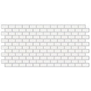 American Olean Unglazed Mosaic 2 x 1 Brick Joint 12" x 24"-Porcelain Mosaic-American Olean-Ice White-12" x 24"-State Tile
