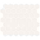 American Olean Color Story Mosaic Hex 1.5" 10.25" x 11.63"-Ceramic Mosaic-American Olean-Ice White-10.25" x 11.63"-State Tile