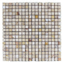 Atlantic Stone Source Mosaic Tiles 1 x 1 12" x 12"-Marble Mosaic-Atlantic Stone Source-Leonardo Travertine-12" x 12"-State Tile