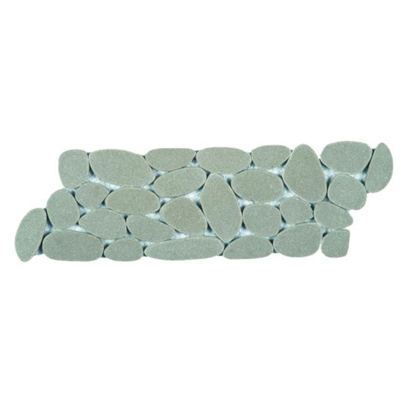 Bati Orient Reconstituted Pebble 4" x 12"-Natural Stone Border-Bati Orient-Light Grey-4" x 12"-State Tile
