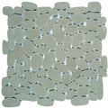 Bati Orient Reconstituted Pebble 12" x 12"-Natural Stone Mosaic-Bati Orient-Light Grey-12" x 12"-State Tile