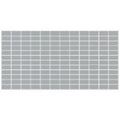 American Olean Unglazed Mosaic 2 x 1 12" x 24"-Porcelain Mosaic-American Olean-Light Smoke-12" x 24"-State Tile