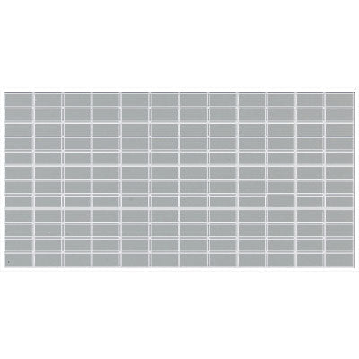 American Olean Unglazed Mosaic 2 x 1 12" x 24"-Porcelain Mosaic-American Olean-Light Smoke-12" x 24"-State Tile