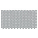 American Olean Unglazed Mosaic 1" Hex 12" x 24"-Porcelain Mosaic-American Olean-Light Smoke-12" x 24"-State Tile