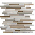 American Olean Morello 11.88" x 13.25"-Glass & Metal Mosaic-American Olean-Amber-11.88" x 13.25"-State Tile