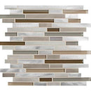American Olean Morello 11.88" x 13.25"-Glass & Metal Mosaic-American Olean-Amber-11.88" x 13.25"-State Tile