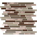 American Olean Morello 11.88" x 13.25"-Glass & Metal Mosaic-American Olean-Topaz-11.88" x 13.25"-State Tile