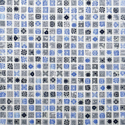 Daltile Marvel 12" x 12"-Stone & Glass Mosaic-Daltile-Whimsical-12" x 12"-State Tile