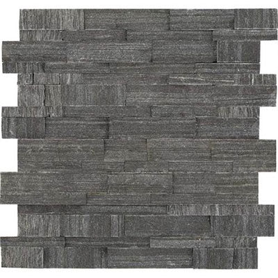 Daltile Stacked Stone 6" x 24"-Natural Stone Tile-Daltile-Macau Black-6" x 24"-State Tile
