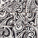 Bati Orient Maori Native 11.8" x 11.8"-Ceramic Mosaic-Bati Orient-Black | White-11.8" x 11.8"-State Tile