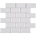 Bati Orient Mini Subway 11.8" x 11.8"-Porcelain Mosaic-Bati Orient-White-11.8" x 11.8"-State Tile