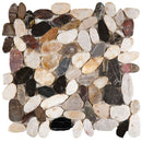 Bati Orient Pebbles Sliced Polished 12" x 12"-Natural Stone Mosaic-Bati Orient-Mix-12" x 12"-State Tile