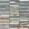 Bati Orient Wood Rectangles 11.8" x 11.8"-Ceramic Mosaic-Bati Orient-Beige | Blue-11.8" x 11.8"-State Tile