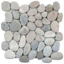 Bati Orient Pebbles 12" x 12"-Natural Stone Mosaic-Bati Orient-Grey | Beige-12" x 12"-State Tile