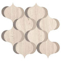 Marazzi Castellina 13" x 14"-Natural Stone Mosaic-Marazzi-Modern Arabesque Gray Fawn-13" x 14"-State Tile