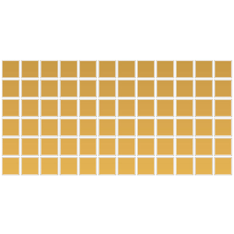 Daltile Color Wheel Mosaic 2 x 2 12" x 24"-Ceramic Mosaic-Daltile-Mustard-12" x 24"-State Tile