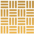 Daltile Color Wheel Mosaic Weave 1 x 3 12" x 12"-Ceramic Mosaic-Daltile-Mustard-12" x 12"-State Tile