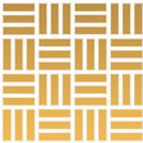 Daltile Color Wheel Mosaic Weave 1 x 3 12" x 12"-Ceramic Mosaic-Daltile-Mustard-12" x 12"-State Tile