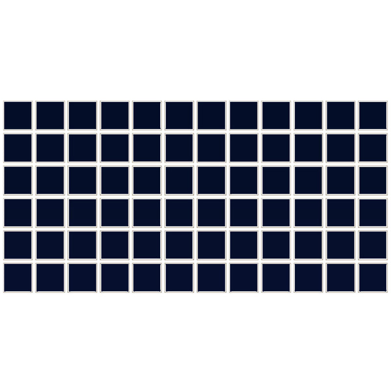 Daltile Color Wheel Mosaic 2 x 2 12" x 24"-Ceramic Mosaic-Daltile-Navy-12" x 24"-State Tile