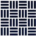 Daltile Color Wheel Mosaic Weave 1 x 3 12" x 12"-Ceramic Mosaic-Daltile-Navy-12" x 12"-State Tile