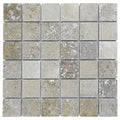 Atlantic Stone Source Mosaic Tiles 2 x 2 12" x 12"-Marble Mosaic-Atlantic Stone Source-Noce Travertine-12" x 12"-State Tile