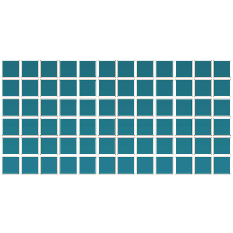 Daltile Color Wheel Mosaic 2 x 2 12" x 24"-Ceramic Mosaic-Daltile-Ocean Blue-12" x 24"-State Tile