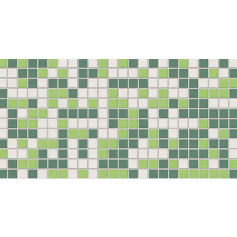 Daltile Keystones Blend 1 x 1 12" x 24"-Porcelain Mosaic-Daltile-Olive Blend-12" x 24"-State Tile