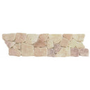 Bati Orient Opus Mosaic 4" x 12"-Natural Stone Mosaic-Bati Orient-Onyx White-4" x 12"-State Tile
