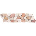 Bati Orient Opus Mosaic 4" x 12"-Natural Stone Mosaic-Bati Orient-Onyx White Red-4" x 12"-State Tile