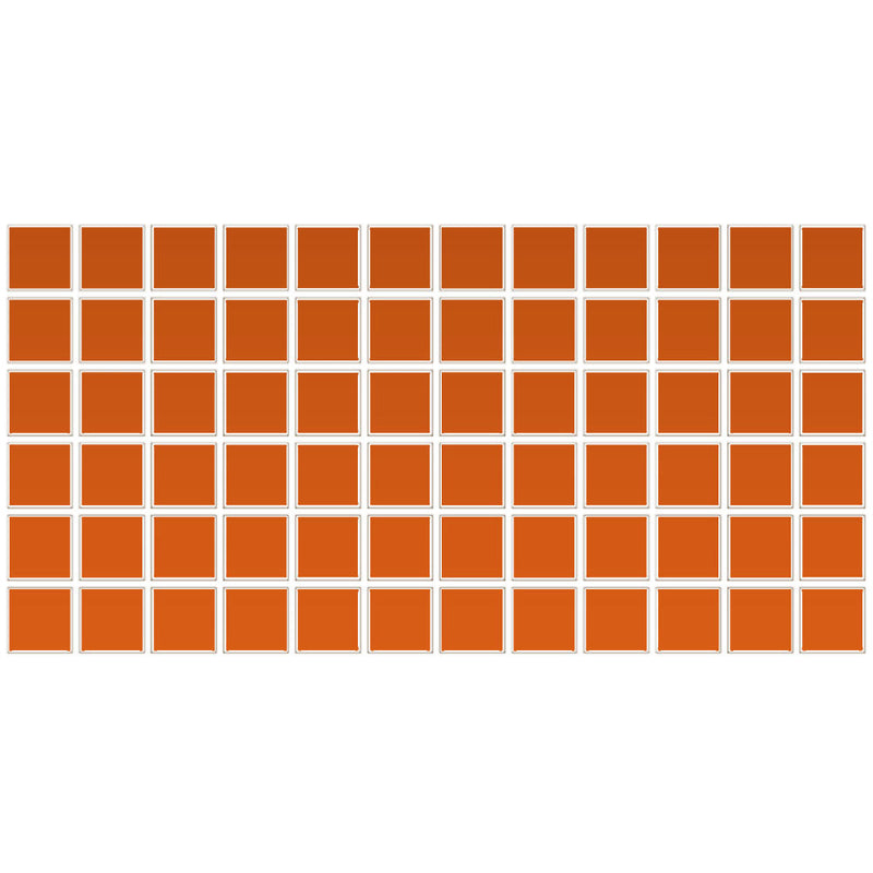 Daltile Color Wheel Mosaic 2 x 2 12" x 24"-Ceramic Mosaic-Daltile-Orange Burst-12" x 24"-State Tile