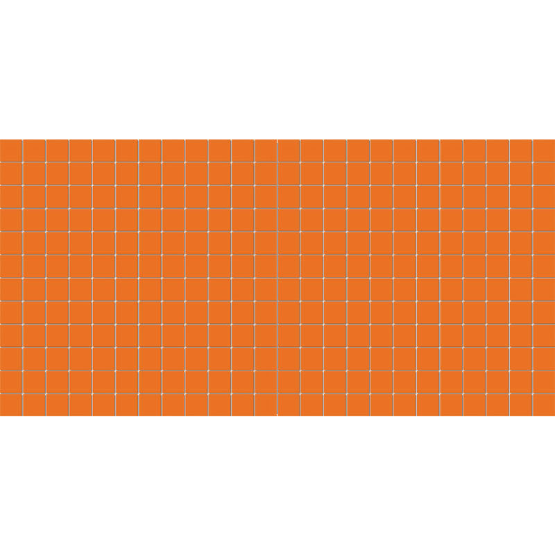 American Olean Unglazed Mosaic 1 x 1 12" x 24"-Porcelain Mosaic-American Olean-Orange Fizz-12" x 24"-State Tile