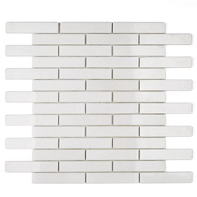 Soho Studio White Thassos Piano Brick 12" x 12"